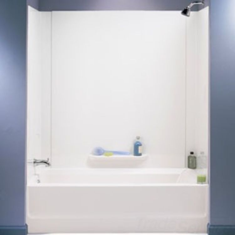 60-In D X 30-In W X 58-In H Veritek Bathtub Wall KitBy Swan - BNGBath