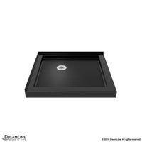 Thumbnail for DreamLine SlimLine 32 in. D x 32 in. W x 2 3/4 in. H Double Threshold Shower Base - BNGBath