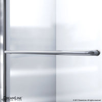 Thumbnail for DreamLine Infinity-Z Clear Sliding Shower Door, Right Drain Base and Backwalls - BNGBath