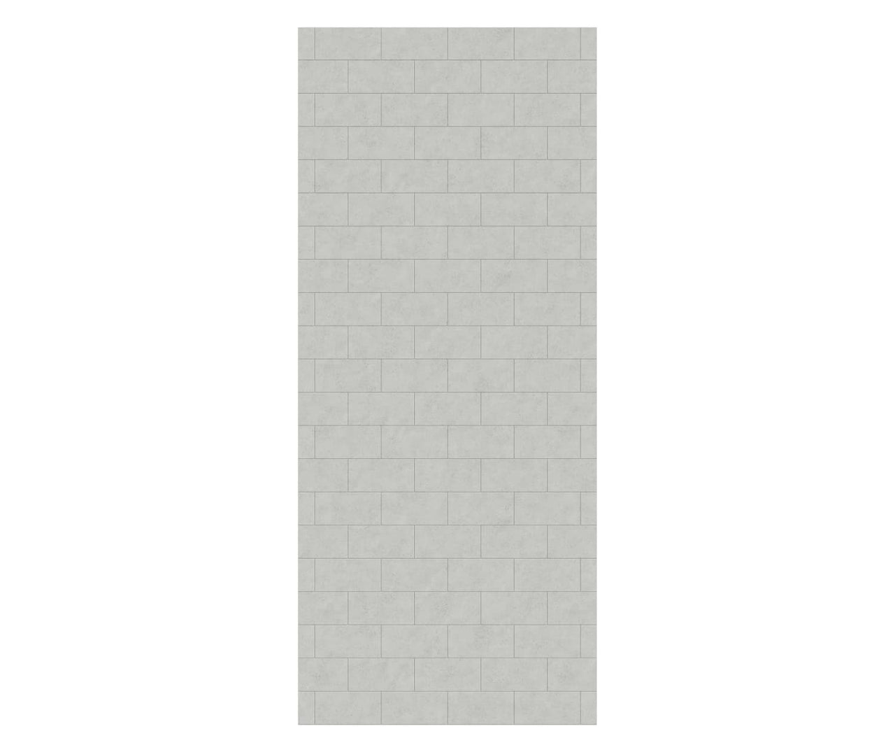 MTMK-8436-1 36 x 84 Swanstone Metro Subway Tile Glue up Bathtub and Shower Single Wall Panel  - BNGBath