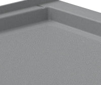 Thumbnail for SS-3248 32 x 48 Swanstone Alcove Shower Pan with Center Drain Ash Gray