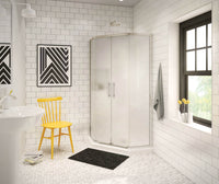 Thumbnail for Radia Neo-angle Sliding Shower Door 36 x 36 x 71 ½ in. 6 mm Corner Shower door - BNGBath