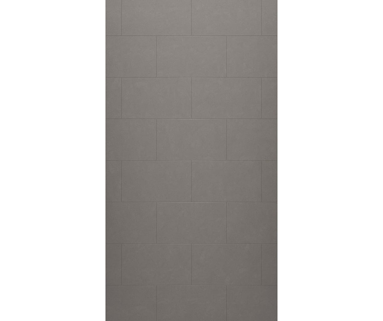 TSMK-9650-1 50 x 96 Swanstone Traditional Subway Tile Glue up Bathtub and Shower Single Wall Panel  - BNGBath