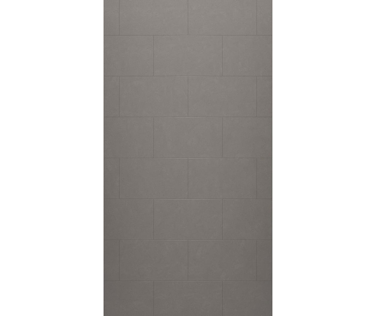 TSMK-7242-1 42 x 72 Swanstone Traditional Subway Tile Glue up Bathtub and Shower Single Wall Panel  - BNGBath