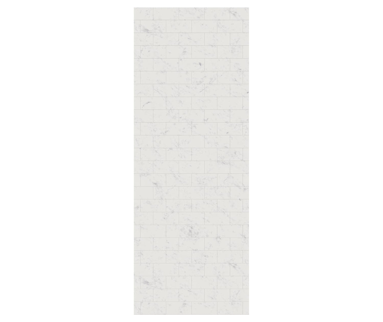 MTMK-9638-1 38 x 96 Swanstone Metro Subway Tile Glue up Bathtub and Shower Single Wall Panel  - BNGBath