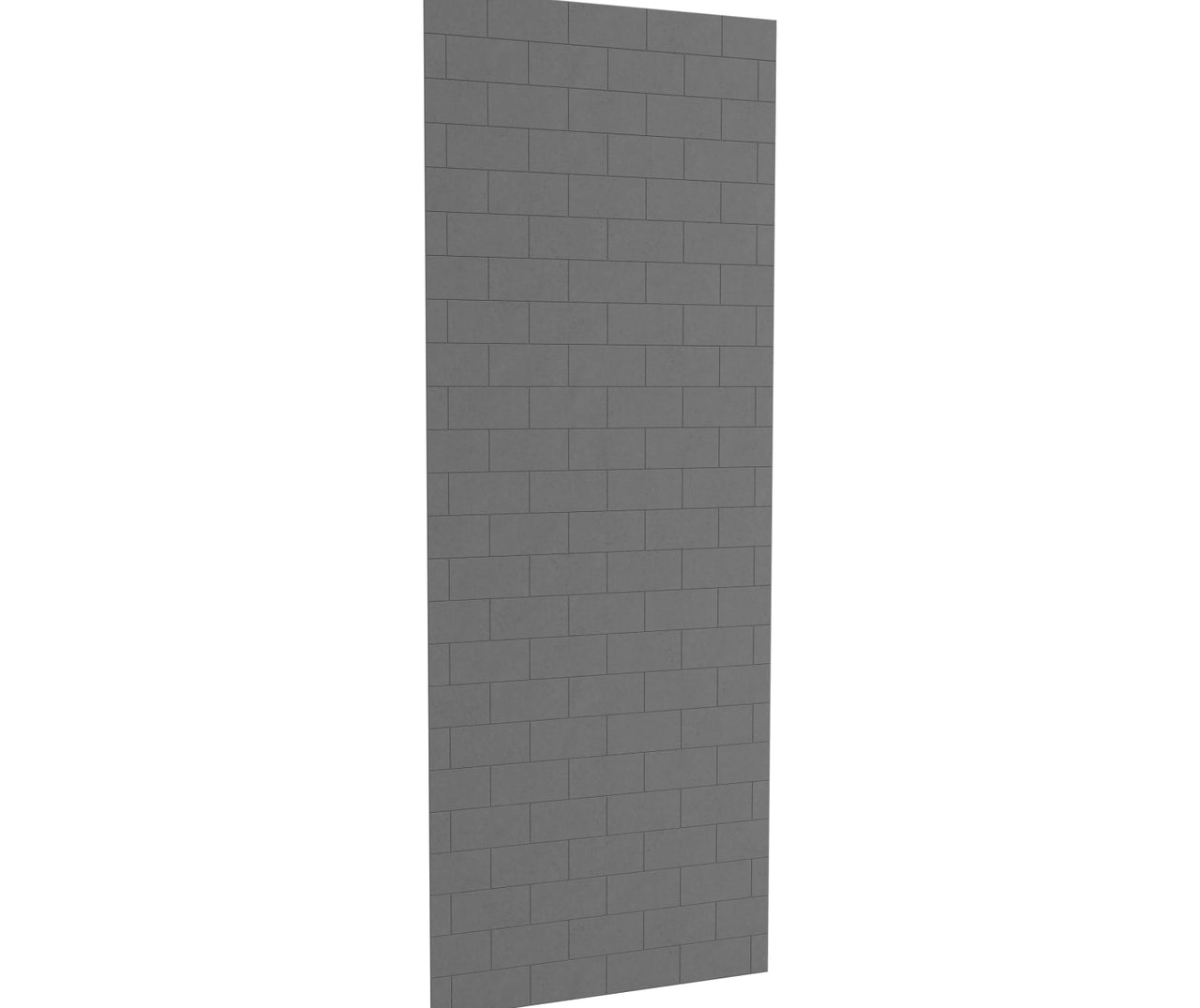 MTMK-9634-1 34 x 96 Swanstone Metro Subway Tile Glue up Bathtub and Shower Single Wall Panel  - BNGBath