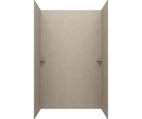 Thumbnail for Swan Solid Surface 48-In X 48-In X 96-In Shower Wall Surround - BNGBath