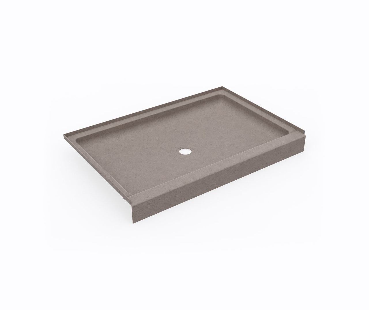 SS-3248 32 x 48 Swanstone Alcove Shower Pan with Center Drain Clay