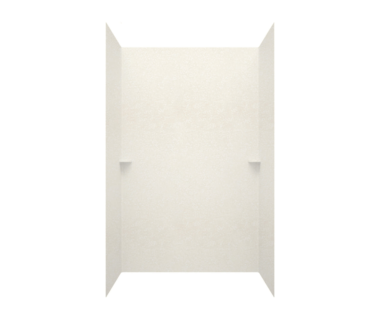 SK-363696 36 x 36 x 96 Swanstone Smooth Glue up Shower Wall Kit in Tahiti White