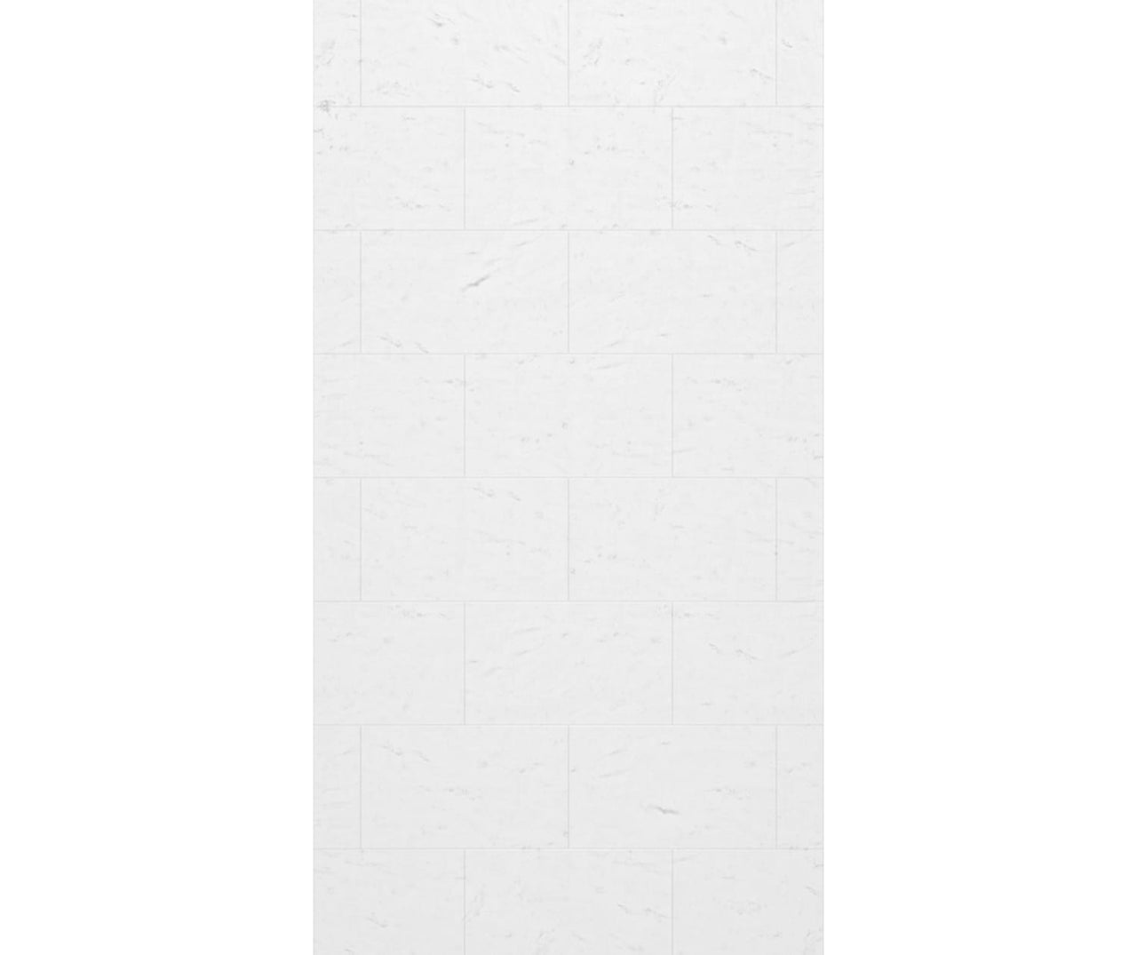 TSMK-9650-1 50 x 96 Swanstone Traditional Subway Tile Glue up Bathtub and Shower Single Wall Panel  - BNGBath