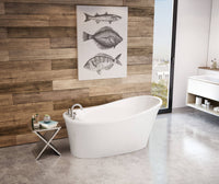 Thumbnail for Ariosa 6032 Acrylic Freestanding Bathtub - BNGBath