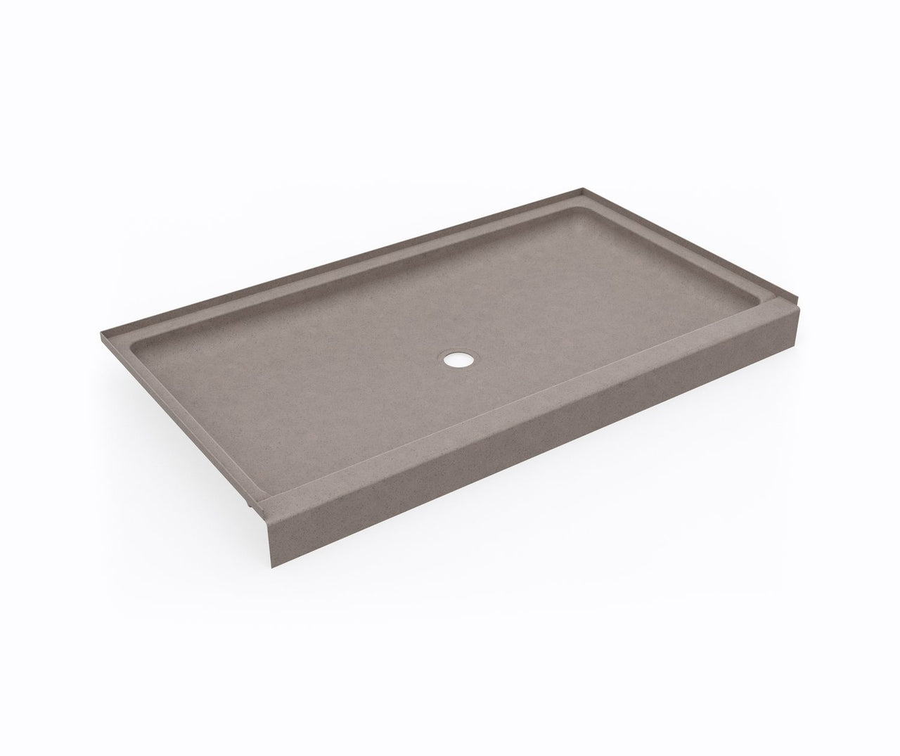 SS-3460 34 x 60 Swanstone Alcove Shower Pan with Center Drain Clay