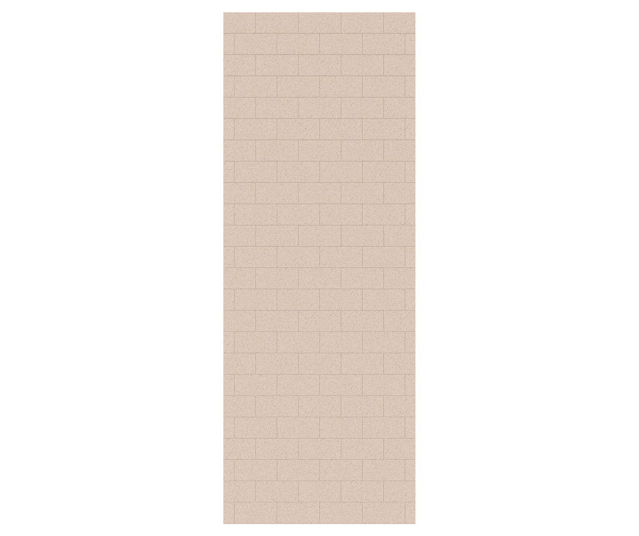 MTMK-9638-1 38 x 96 Swanstone Metro Subway Tile Glue up Bathtub and Shower Single Wall Panel  - BNGBath