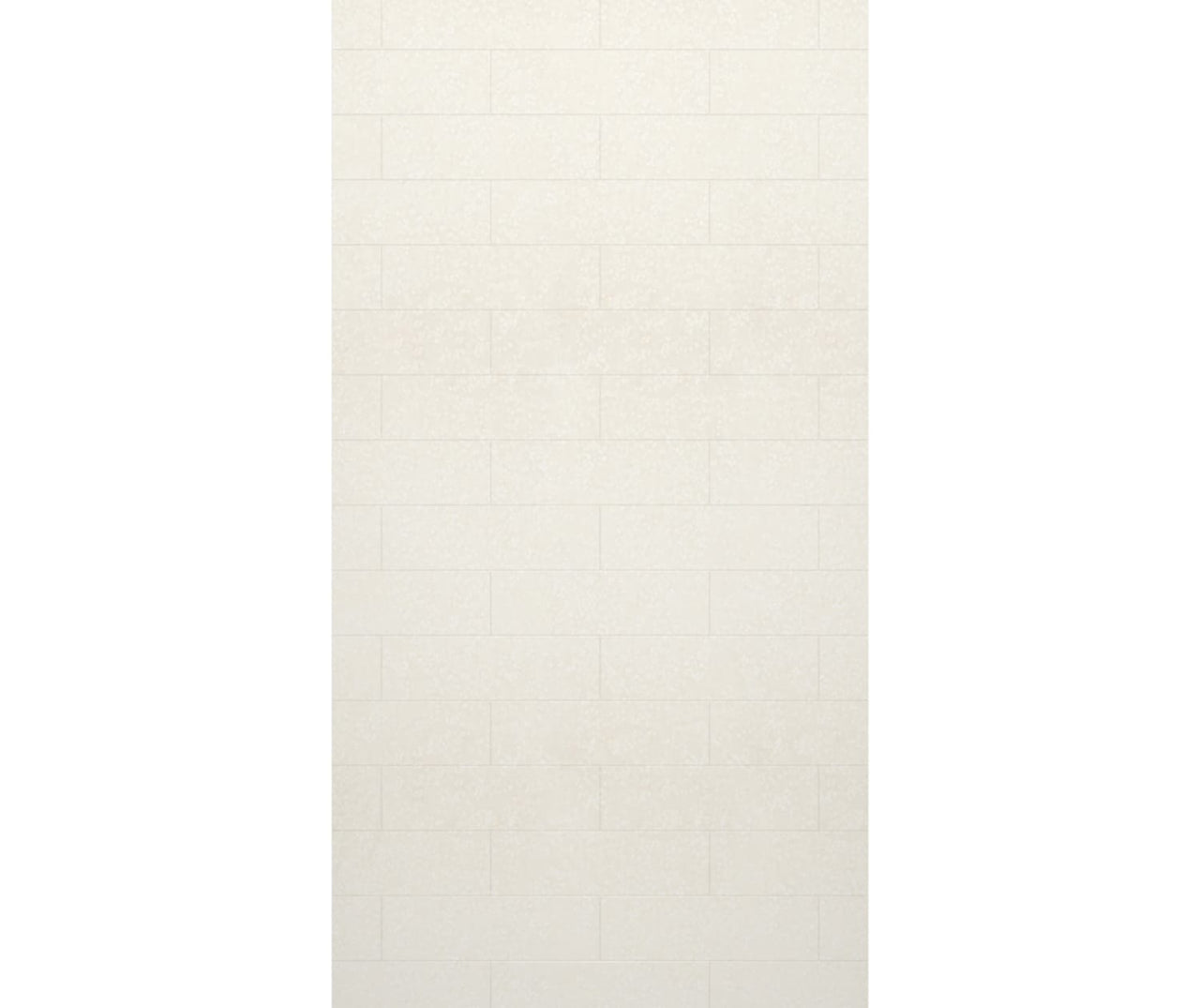 MSMK-8438-1 38 x 84 Swanstone Modern Subway Tile Glue up Bathtub and Shower Single Wall Panel  - BNGBath