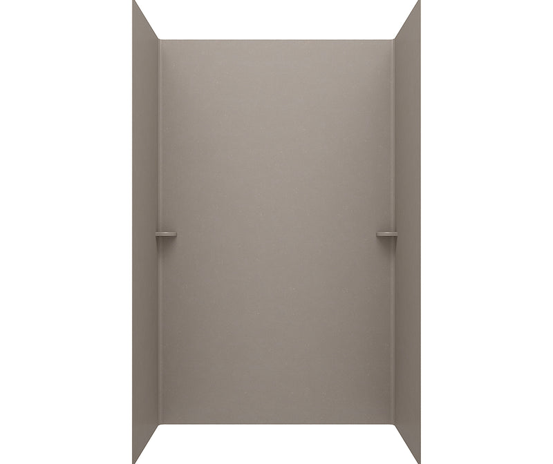 36" x 60" x 72" in Swanstone Solid Surface Shower Wall Kit - BNGBath