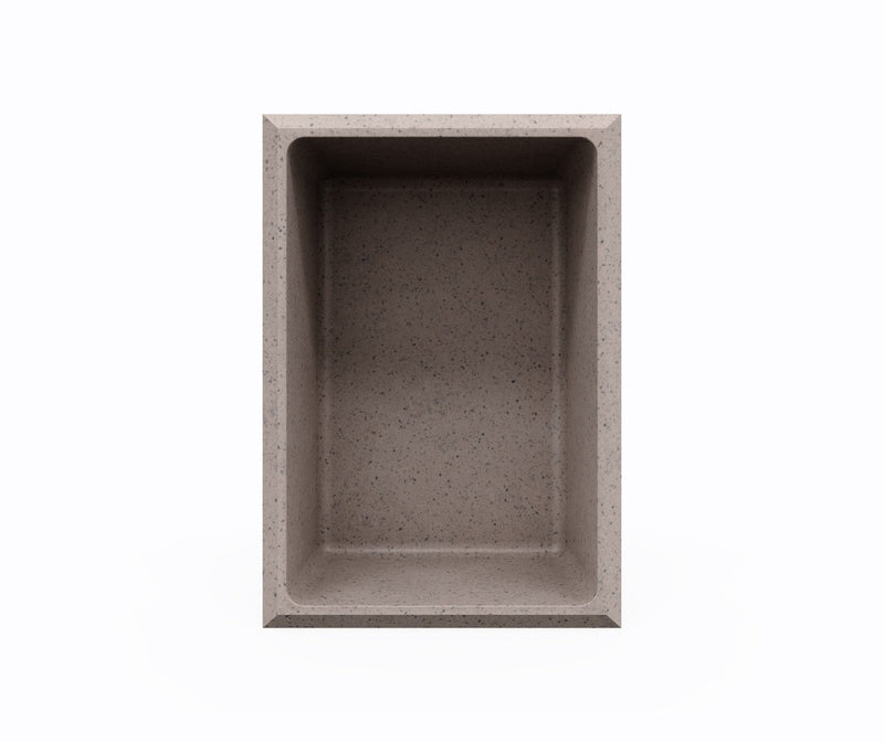 4.125-In D X 7.5-In W X 10.75-In H Solid Surface Soap Dish By Swan - BNGBath