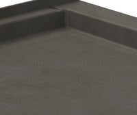 Thumbnail for SS-3248 32 x 48 Swanstone Alcove Shower Pan with Center Drain Charcoal Gray