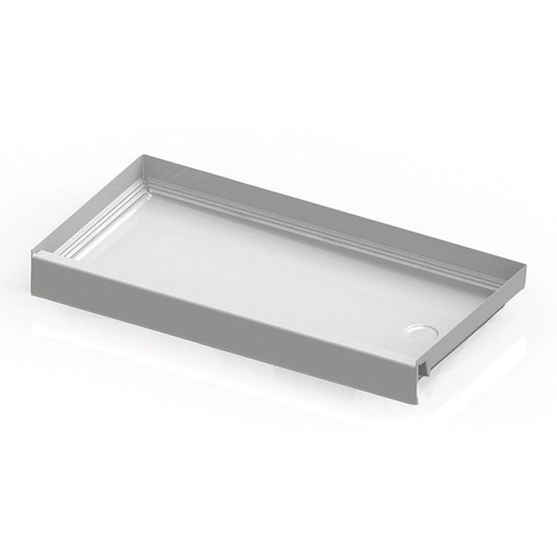 60-In X 30-In A2 Composite Shower Base With Right Hand Drain - BNGBath