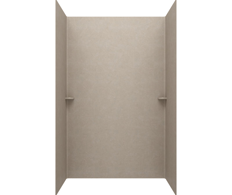 36" x 60" x 72" in Swanstone Solid Surface Shower Wall Kit - BNGBath
