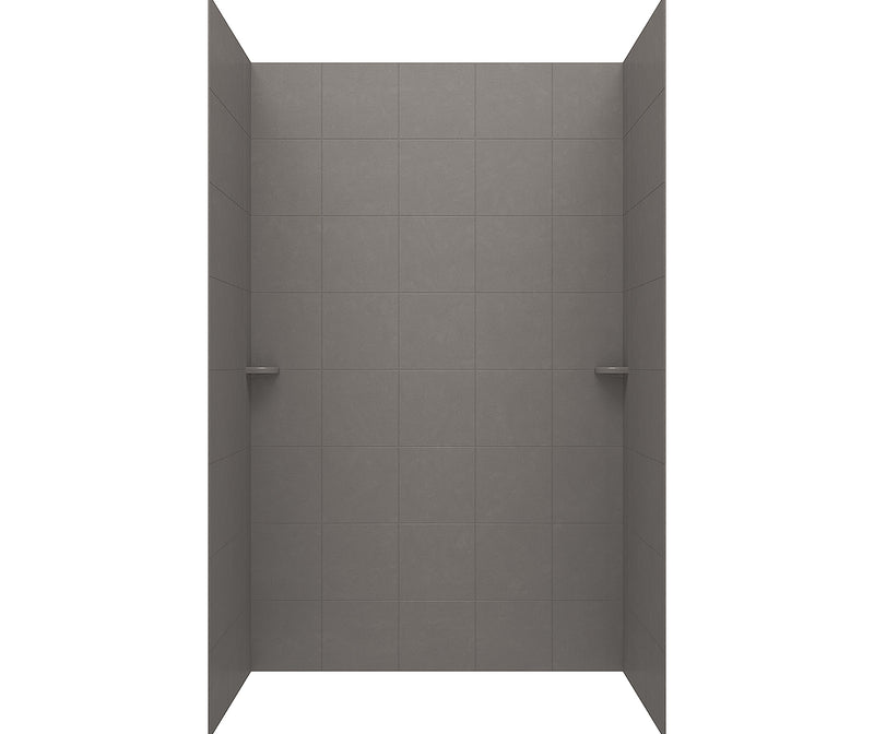 36 X 62 X 96 Swanstone Square Tile Wall Surround - BNGBath