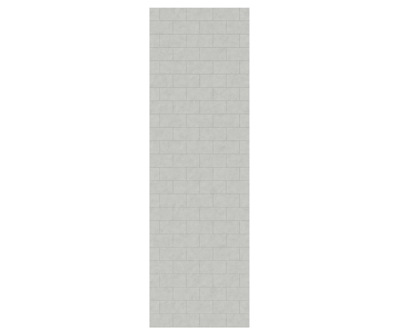 MTMK-9630-1 30 x 96 Swanstone Metro Subway Tile Glue up Bathtub and Shower Single Wall Panel  - BNGBath