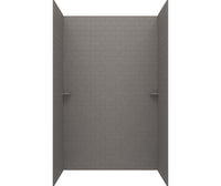 Thumbnail for 36-In x 62-In x 96-In Swanstone 3x6 Subway Tile Shower Wall Kit - BNGBath
