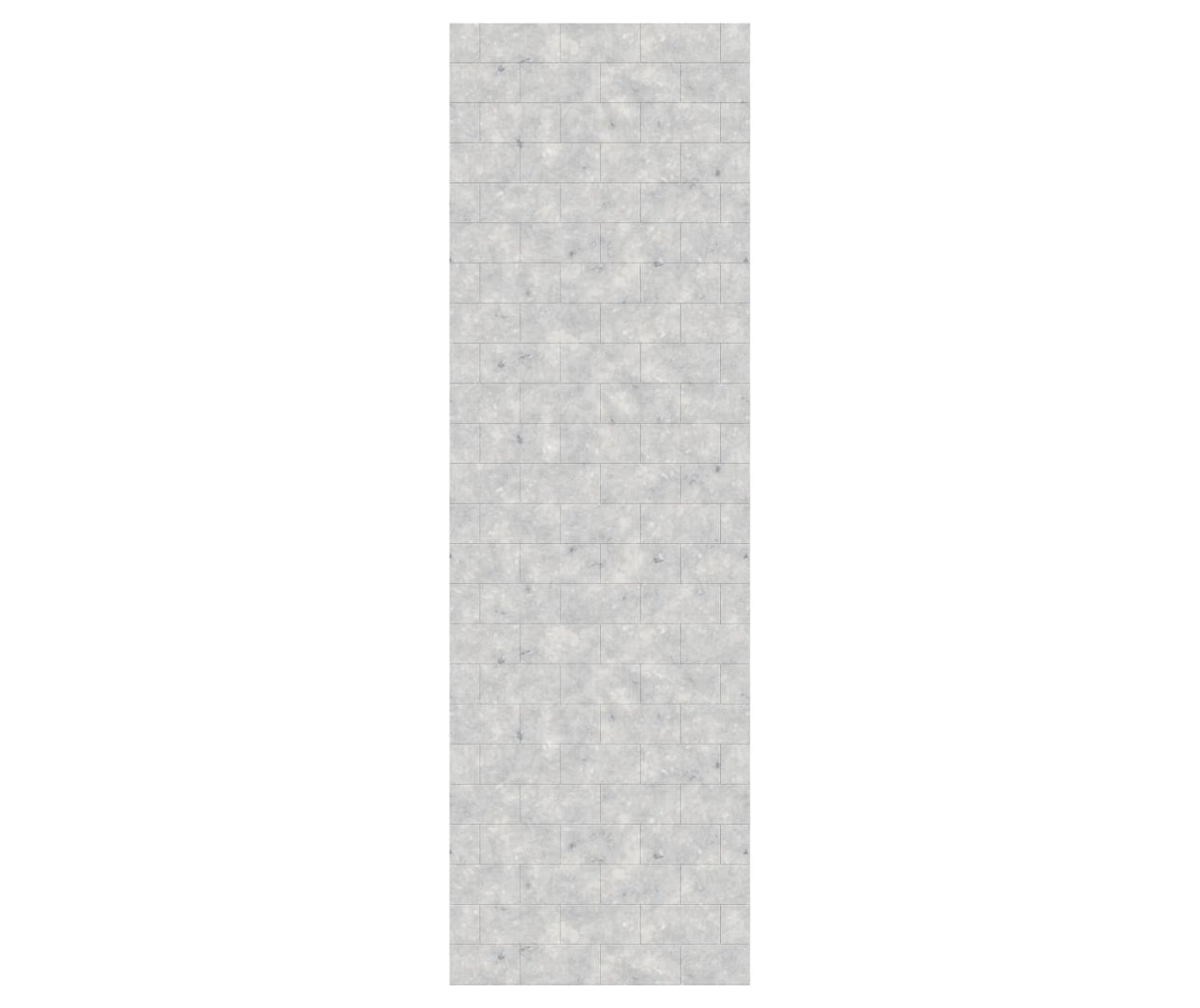 MTMK-9630-1 30 x 96 Swanstone Metro Subway Tile Glue up Bathtub and Shower Single Wall Panel  - BNGBath