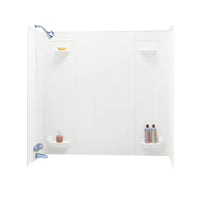 Thumbnail for 30-In D X 60-In W X 57-In H Veritek Bathtub Wall Kit By Swan - BNGBath