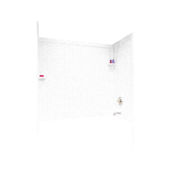 Thumbnail for 32 x 60 x 60 Swanstone Bathtub Wall Kit With Molded Trim - BNGBath
