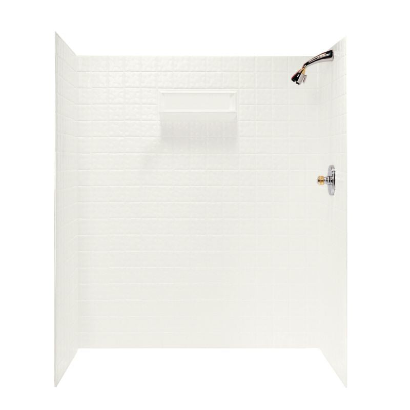 36" x 60" x 70" H Veritek Bathtub Wall Kit - BNGBath