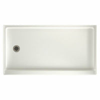 Thumbnail for swan-solid-surface-60-in-x-32-in-shower-base-with-left-drainBisque