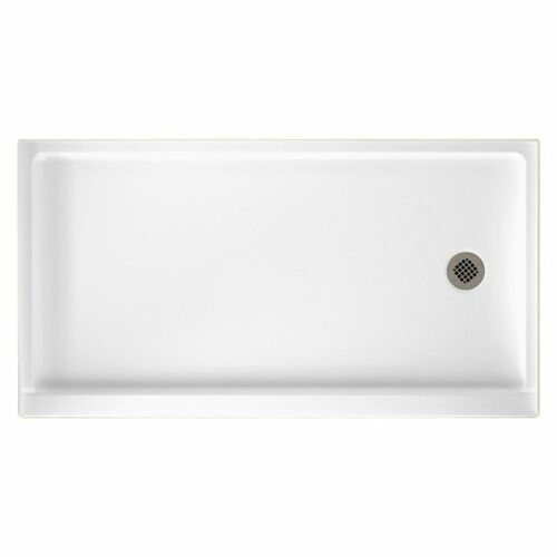 swan-solid-surface-60-in-x-32-in-shower-base-with-right-drainWhite