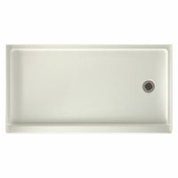 Thumbnail for swan-solid-surface-60-in-x-32-in-shower-base-with-right-drainBisque