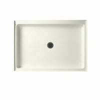 Thumbnail for Swanstone Solid Surface 48 x 34 Shower Base with Center Drain - BNGBath