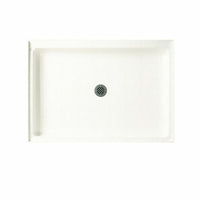 Thumbnail for Swanstone Solid Surface 48 x 34 Shower Base with Center Drain - BNGBath