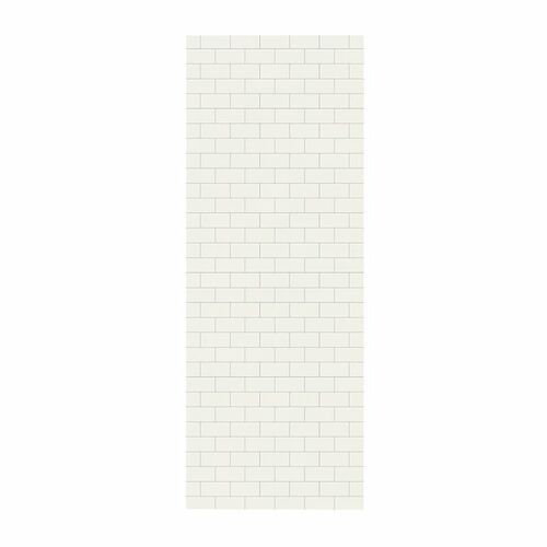 Swanstone 36-in x 96-in Shower Wall Panel 3" X 6" Subway Tile - BNGBath