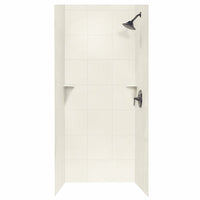 Thumbnail for 36-In D X 36-In W X 72-In H Swanstone Shower Wall Surround Tile Pattern - BNGBath