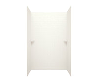 Thumbnail for 36-In x 62-In x 96-In Swanstone 3x6 Subway Tile Shower Wall Kit - BNGBath