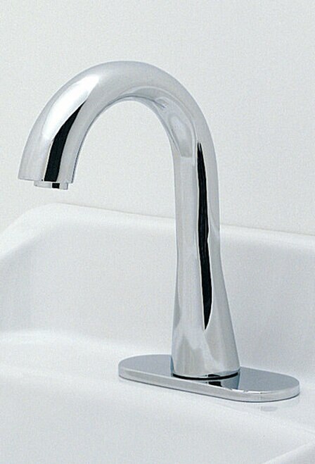 Toto TEL5GG60R#CP EcoPower Gooseneck Faucet With Thermal Mixing And 60 Second Discharge - BNGBath