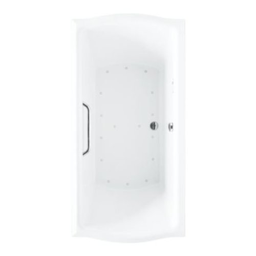 Toto Clayton Acrylic 66-In X 34-In Airbath With Center Drain - BNGBath