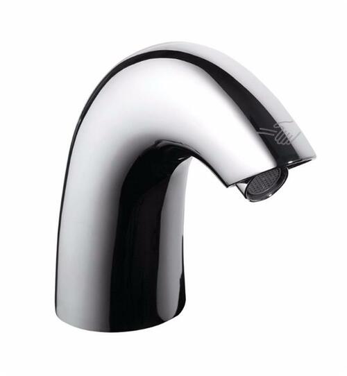 Toto TEL105-D10E#CP EcoPower Deck-Mounted Low Arc 0.5-GPM Single Hole Bathroom Sink Faucet - BNGBath