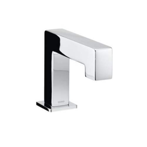 Toto TEL145-D10E#CP Axiom EcoPower Deck-Mounted Low Arc 0.5-GPM Single Hole Bathroom Sink Faucet - BNGBath