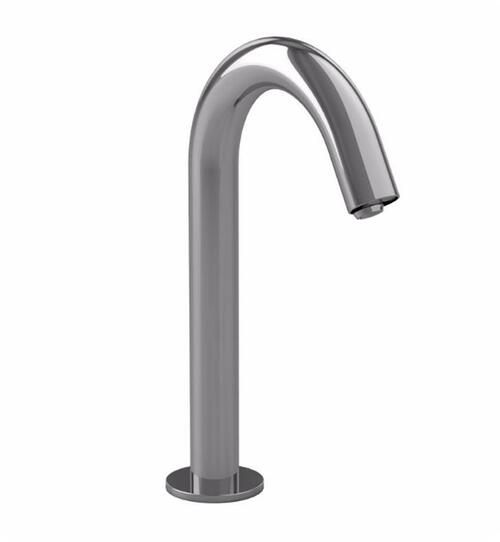 Toto TEL121-D10E#CP Helix M EcoPower Deck-Mounted High Arc 1-GPM Single Hole Bathroom Sink Faucet - BNGBath