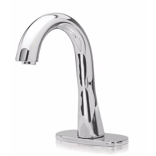 Toto TEL155-C20ET#CP EcoPower Deck-Mounted Gooseneck 0.5-GPM Single Hole Bathroom Sink Faucet - BNGBath