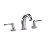 Thumbnail for Toto TL210DD12#CP Silas Deck-Mounted Arc 1.2-GPM Widespread Bathroom Sink Faucet - BNGBath
