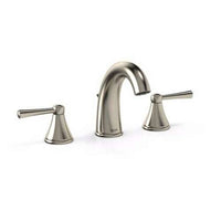 Thumbnail for Toto TL210DD12#BN Silas Deck-Mounted Arc 1.2-GPM Widespread Bathroom Sink Faucet - BNGBath