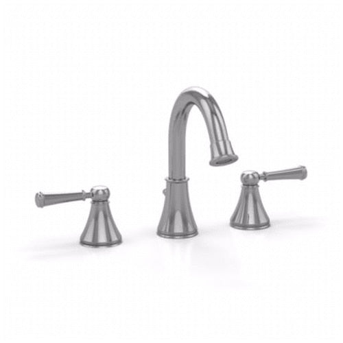 Toto TL220DD1H12#CP Vivian Deck-Mounted High Arc, Stationary 1.2-GPM Widespread Bathroom Sink Faucet - BNGBath