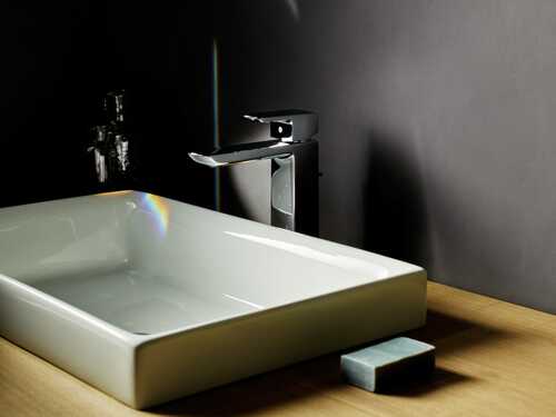 Toto TLG02304U#BN GR Deck-Mounted Fixed 1.2-GPM Single Handle Bathroom Sink Faucet - BNGBath