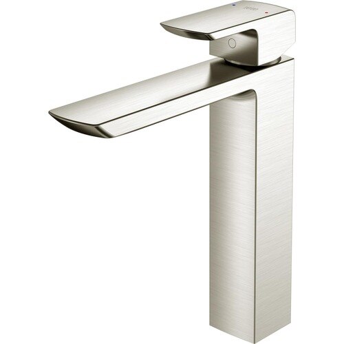 Toto TLG02307U#BN GR Deck-Mounted Fixed 1.2-GPM Single Handle Bathroom Sink Faucet - BNGBath