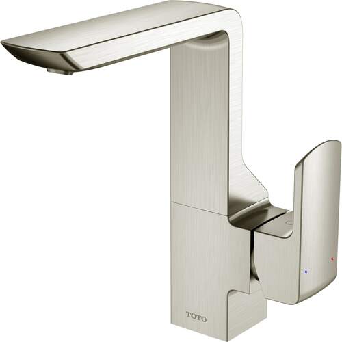Toto TLG02309U#BN GR Deck-Mounted Fixed 1.2-GPM Single Handle Bathroom Sink Faucet - BNGBath